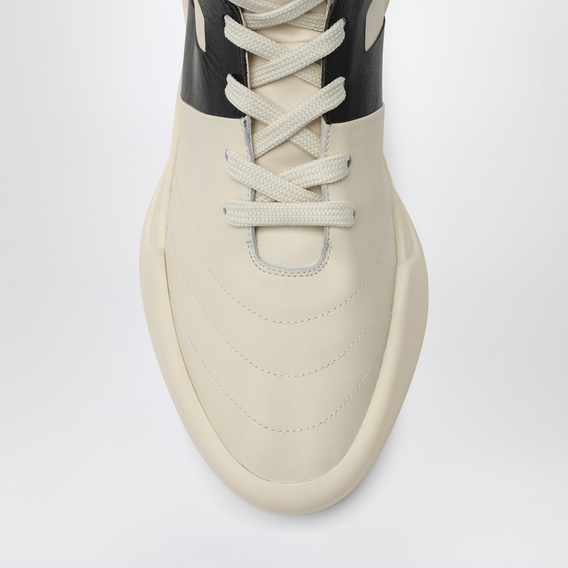 Fear Of God Basketball Leather High-top Sneakers In White