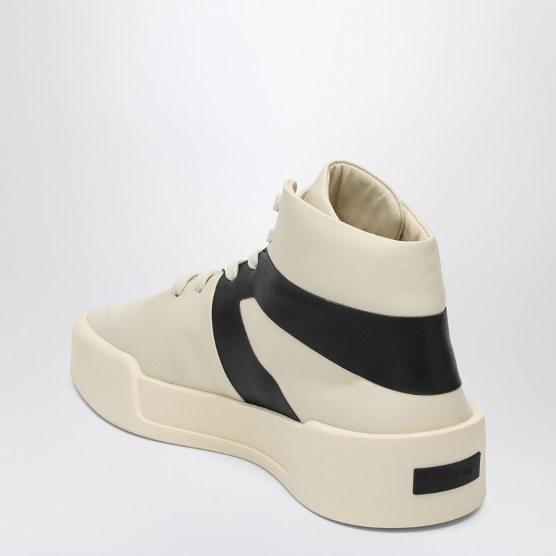 Fear Of God Basketball Leather High-top Sneakers In White