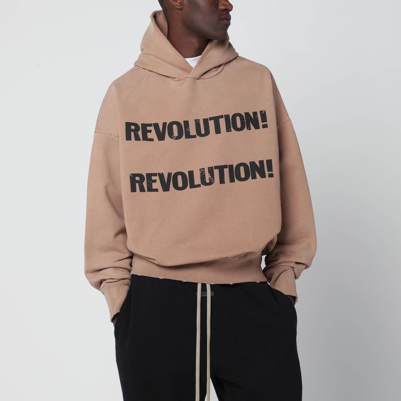 Sand-colored Revolution! hoodie