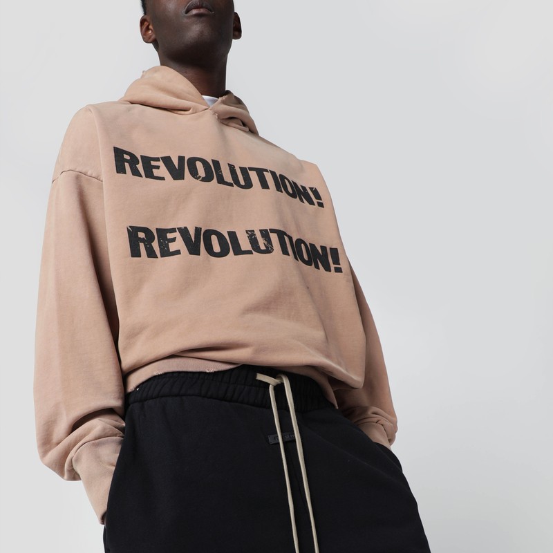 Fear Of God Black Cotton Jogging Pants In Black