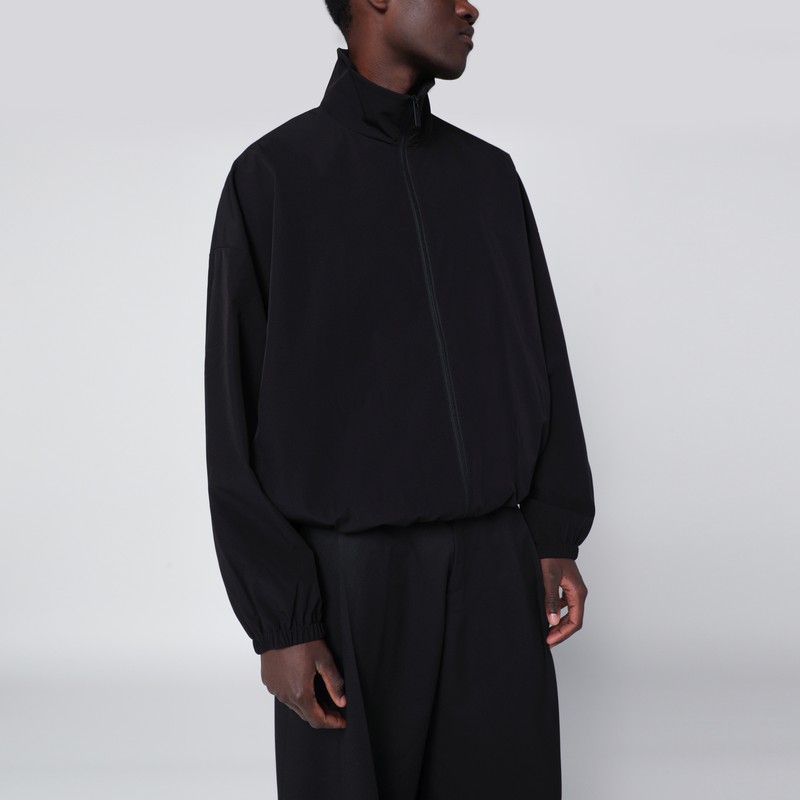 Black nylon Track jacket