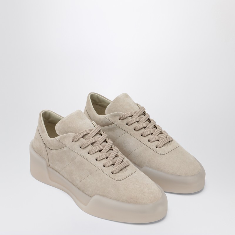 Fear Of God Beige Suede Aerobic Low Sneakers Men In Yellow