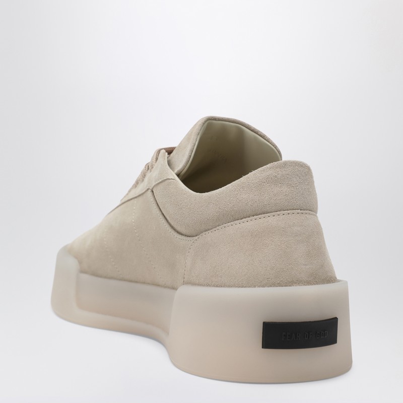 Fear Of God Beige Suede Aerobic Low Sneakers Men In Yellow