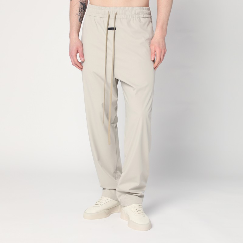 Nylon blend trousers