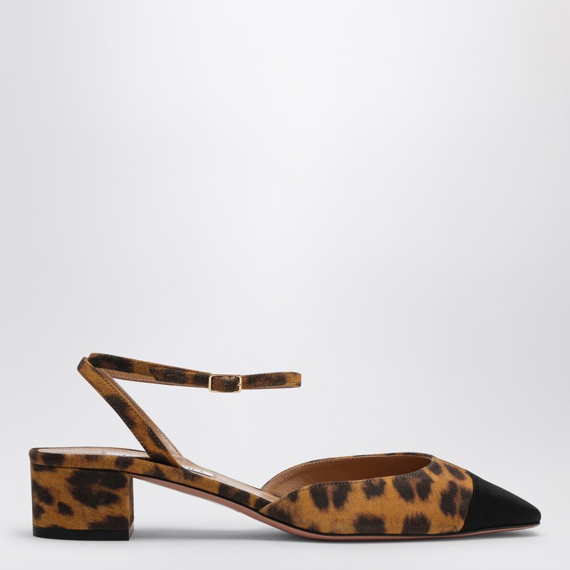 Pump French Flirt 35 leopard print leather