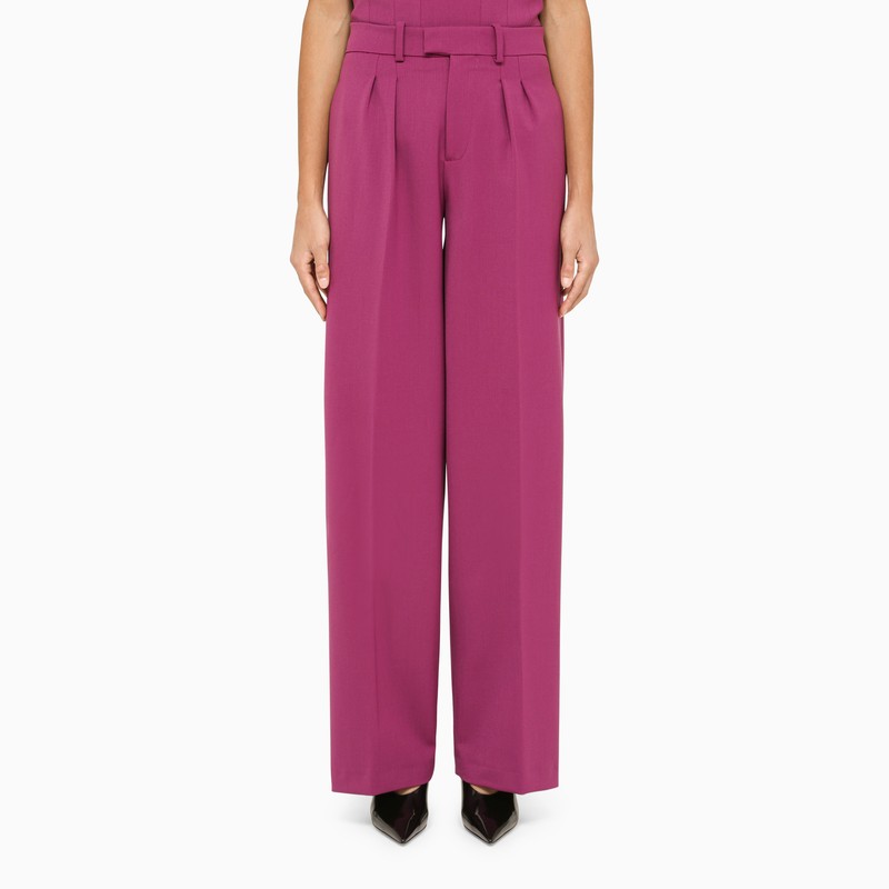 High-waisted peony trousers