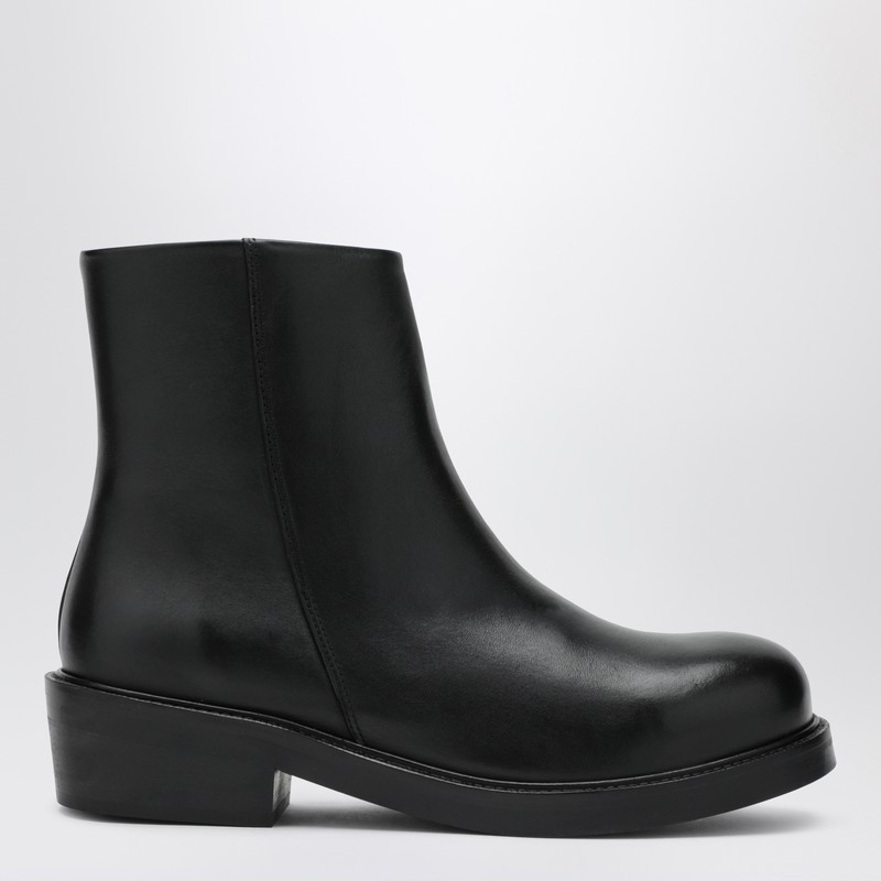 Black Letaro ankle boots in leather