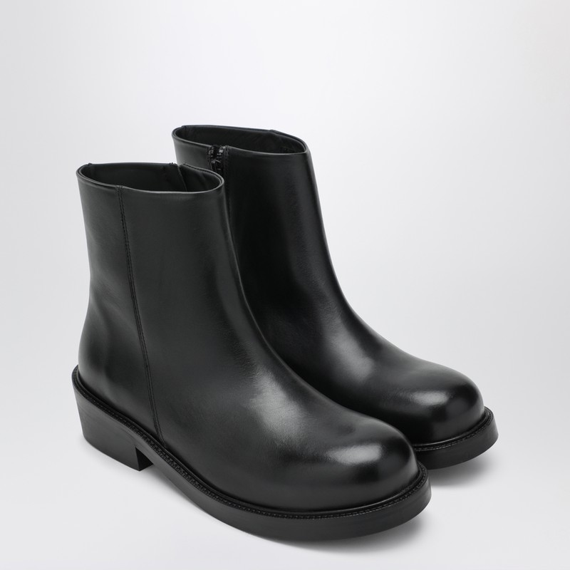 Séfr Black Letaro Ankle Boots In Leather In Black