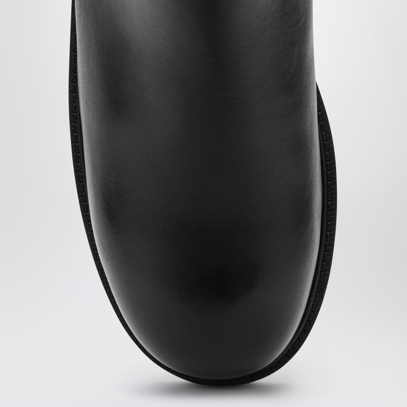 Séfr Black Letaro Ankle Boots In Leather In Black