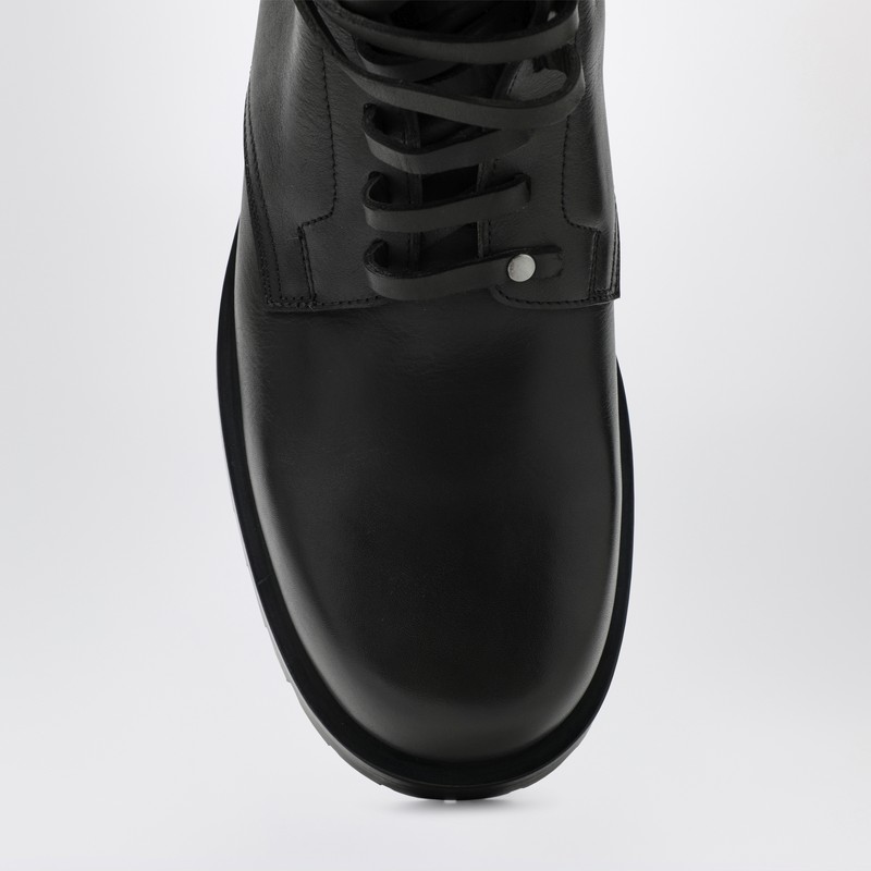 Durazzi Milano Dark Green High Combat Boots In Green