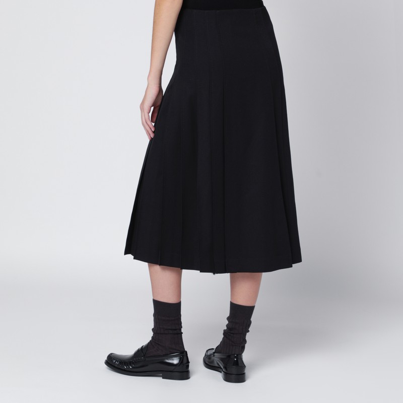 Durazzi Milano Adjustable-straps Midi Skirt In Black