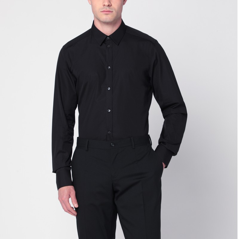 Dolce & Gabbana Black Cotton Shirt