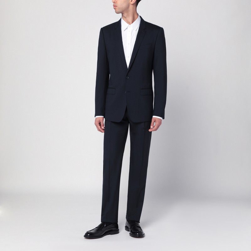 Single-breasted virgin wool suit - Dolce&Gabbana - Modalova