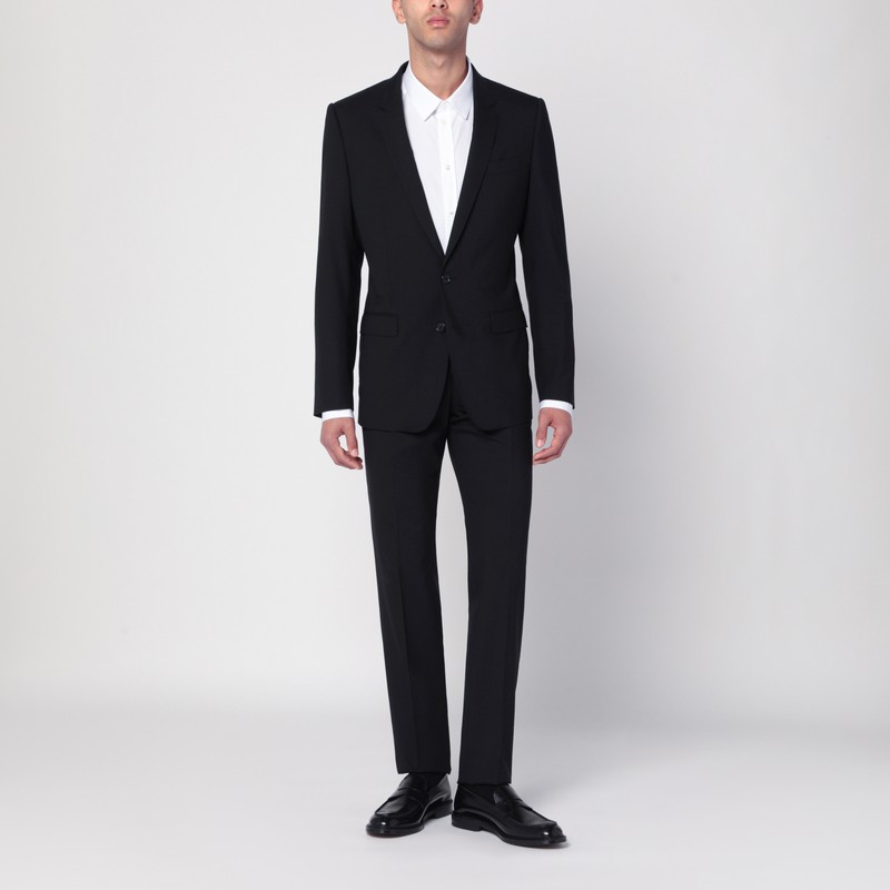 Single-breasted virgin wool suit - Dolce&Gabbana - Modalova