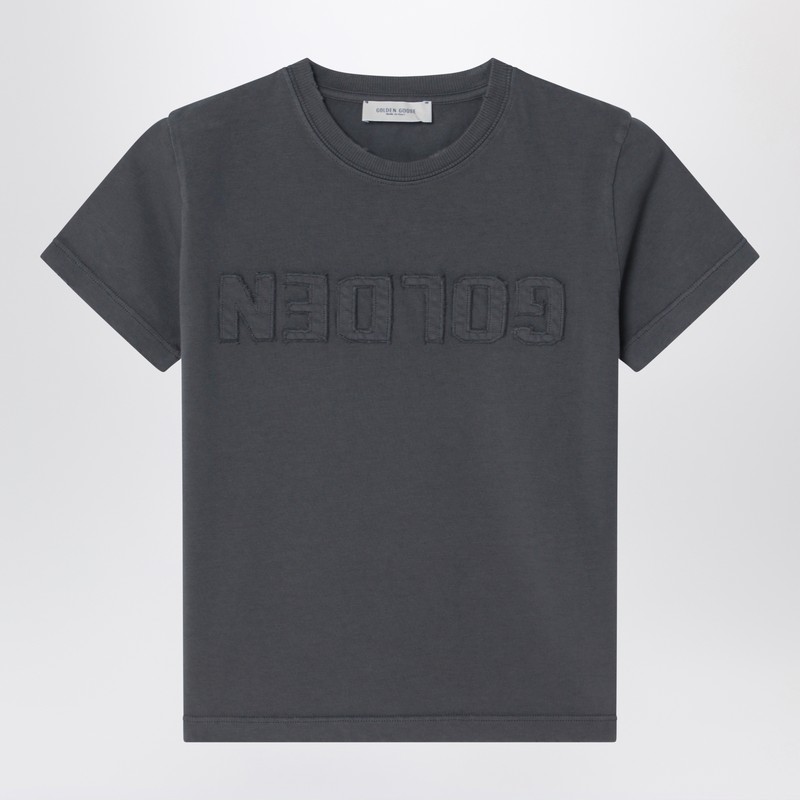 Anthracite grey t-shirt with logo