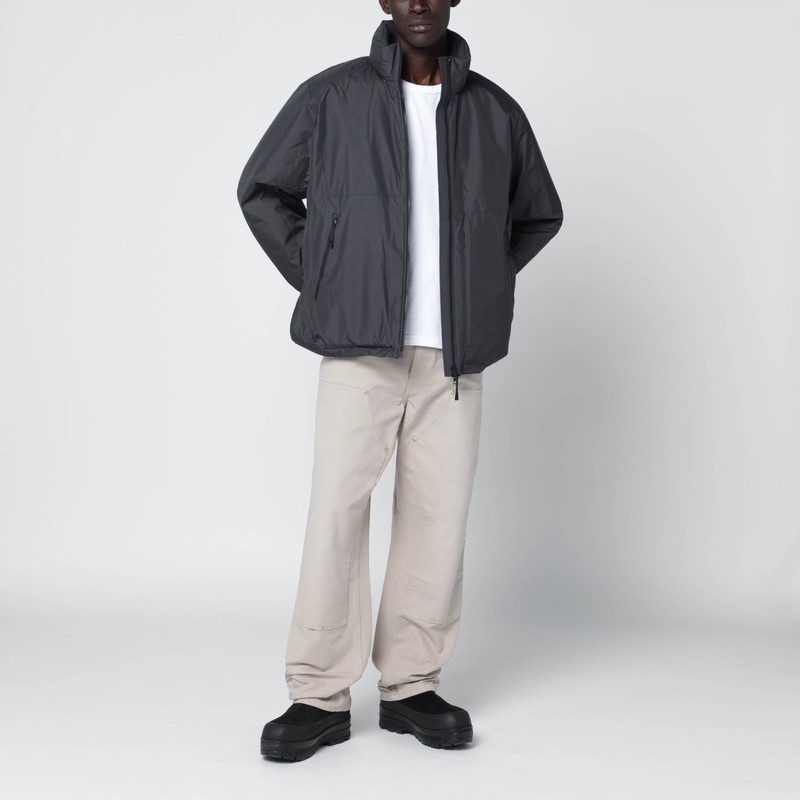 Goldwin Dark Grey Padded Jacket In Blue