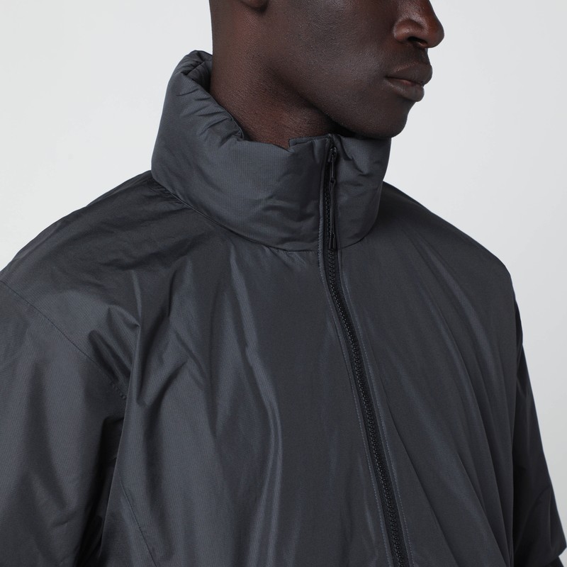 Goldwin Dark Grey Padded Jacket In Blue