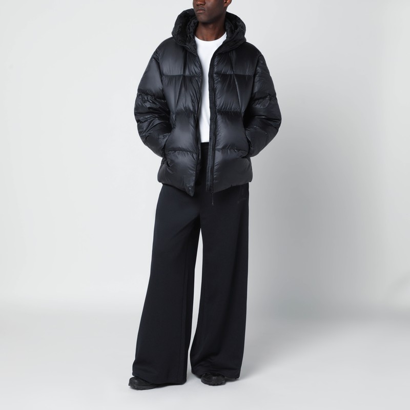 Goldwin Black Padded Parka In Pertex Quantum In Black