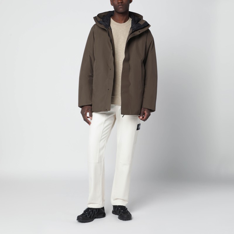 Goldwin Brown Gore-tex Down Jacket In Brown