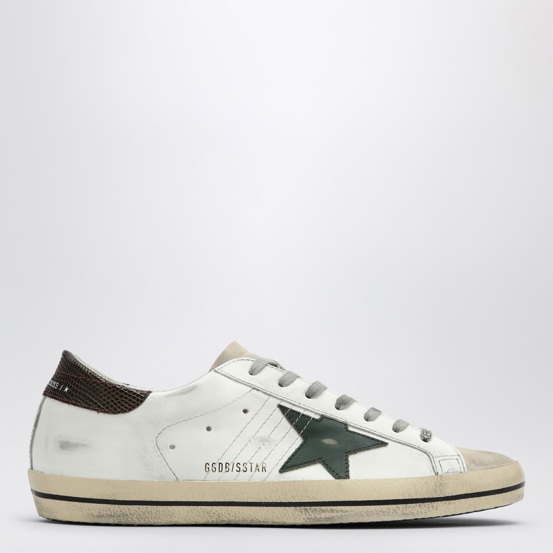 Super-Star LTD trainer with crocodile print star