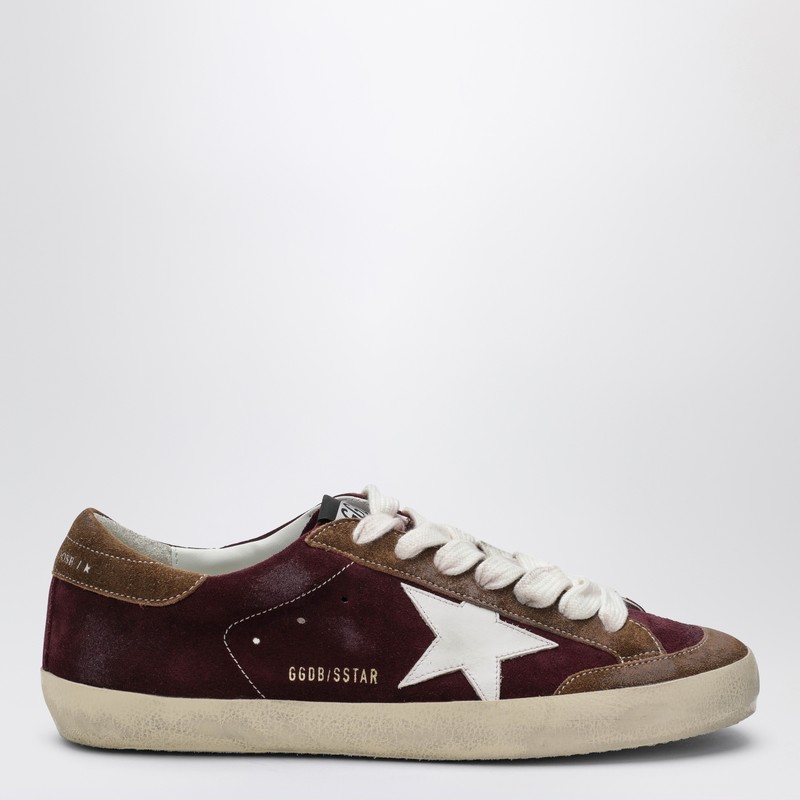 Bordeaux/white/brown Super Star sneaker