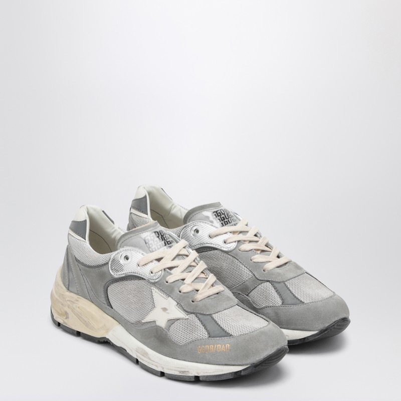 Golden Goose Grey/silver Dad-star Trainer In Grey