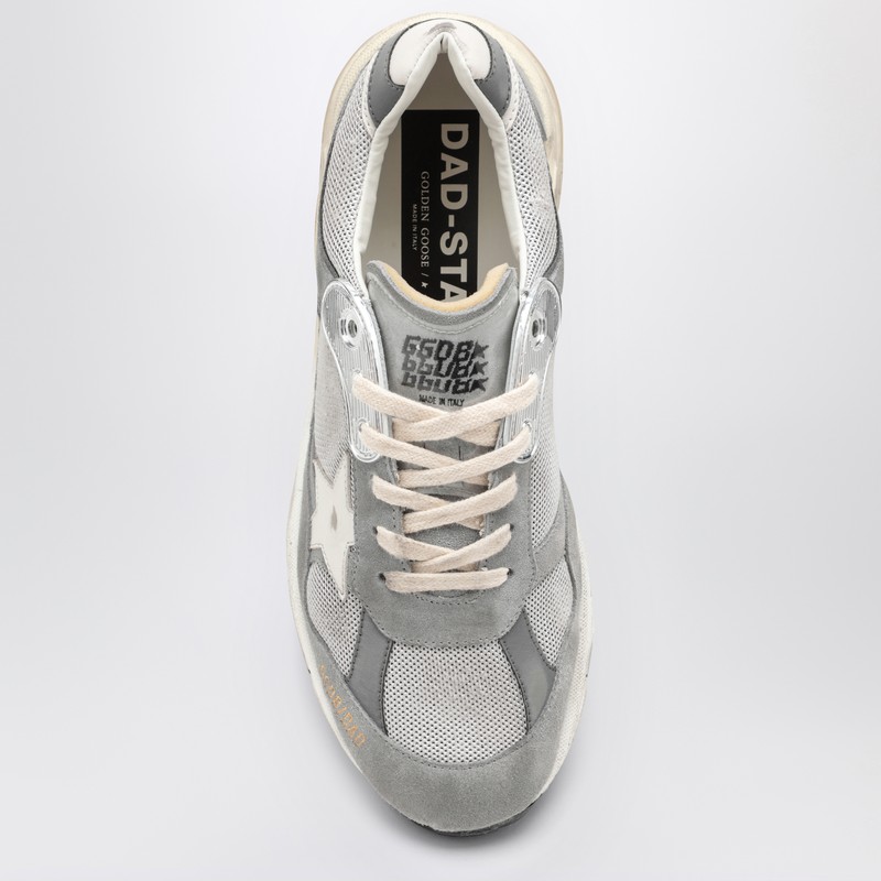 Golden Goose Grey/silver Dad-star Trainer In Grey