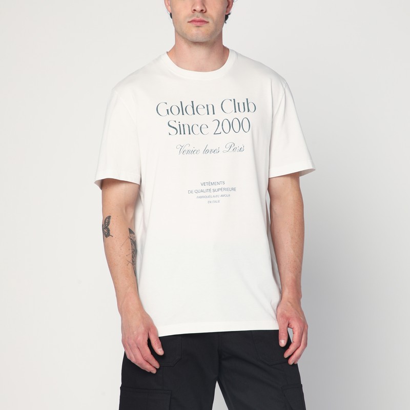 Golden Goose Journey Ms T-shirt Regular Light Cotton Jersey With Print