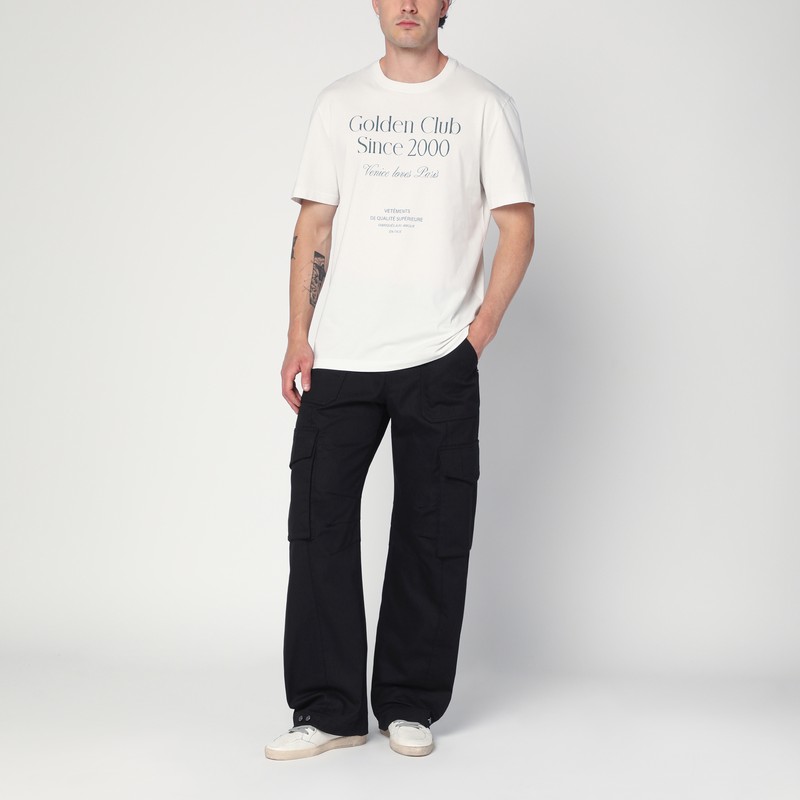 Golden Goose Journey Ms T-shirt Regular Light Cotton Jersey With Print