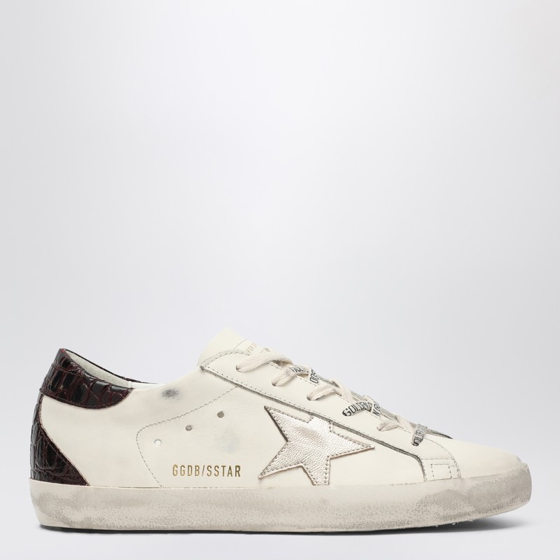 Golden Goose 20mm Super-star Leather Sneakers In Multi