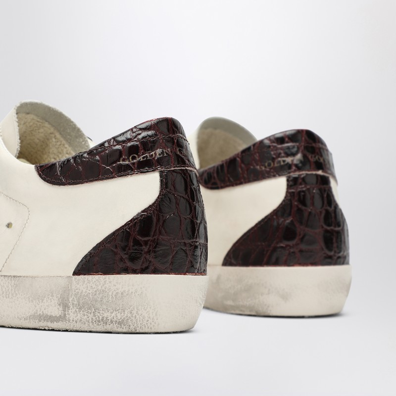 Golden Goose 20mm Super-star Leather Sneakers In Multi