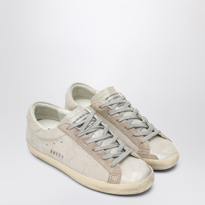 Golden Goose Sneaker Super Star Platinum/beige In Animal Print