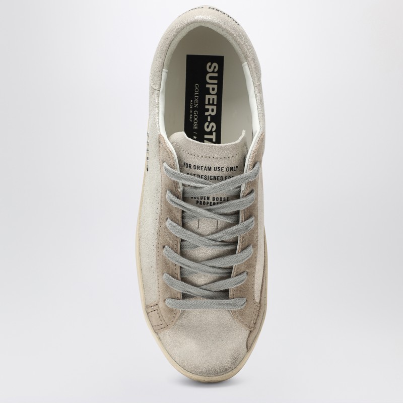 Golden Goose Sneaker Super Star Platinum/beige In Animal Print