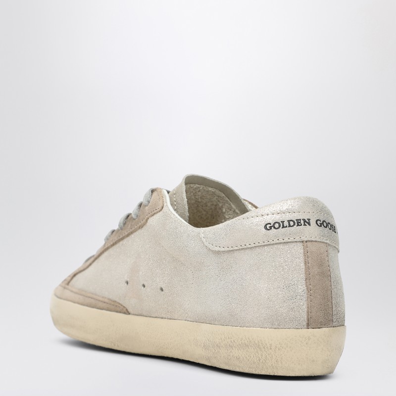 Golden Goose Sneaker Super Star Platinum/beige In Animal Print