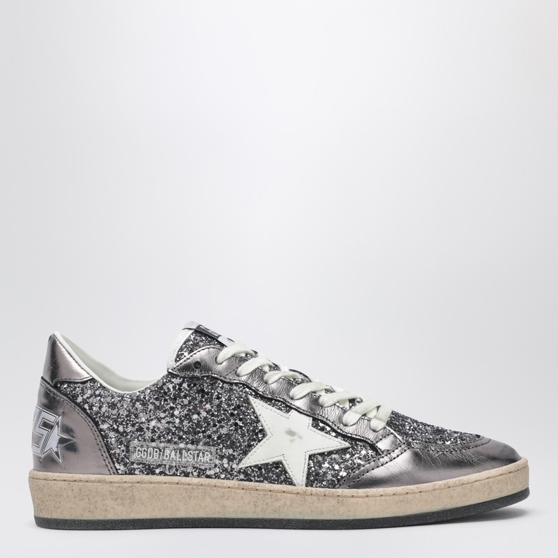 Ballstar silver glitter sneaker