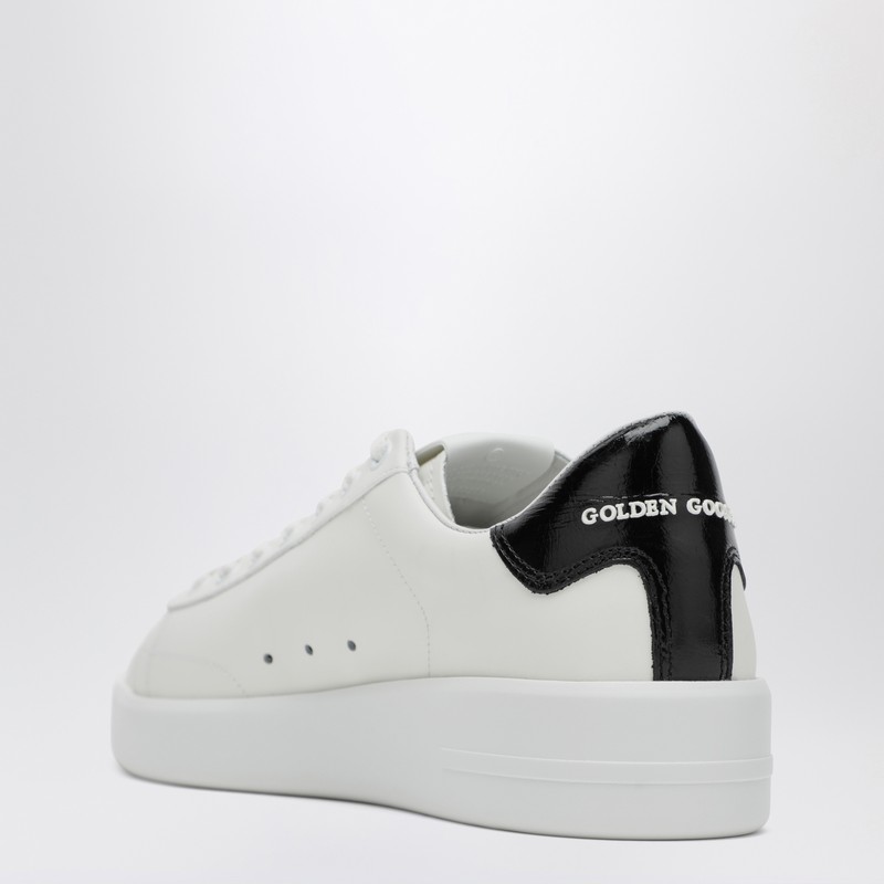 Golden Goose Low-top Cowhide Leather Sneakers With Subtle Star Detail In White