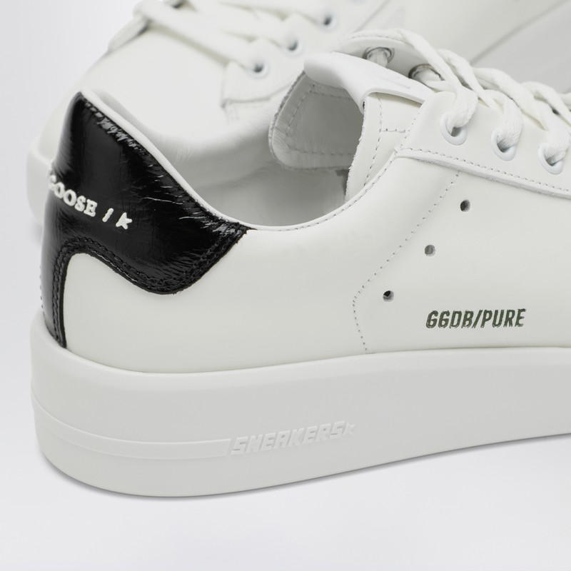 Golden Goose Low-top Cowhide Leather Sneakers With Subtle Star Detail In White