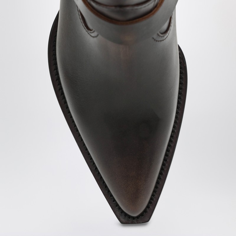 Golden Goose Debbie Boot Brown With Removable Buckle In Brown