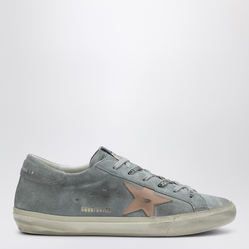Grey suede Super-star low-top sneaker