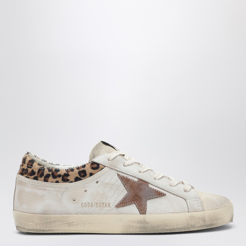 Super-Star beige sneaker with pony hair details