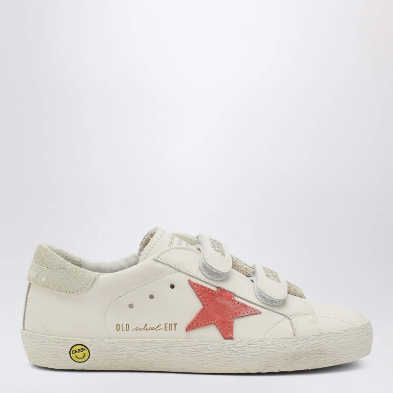 Old School sneaker white/peach