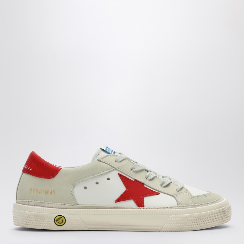 May white/red low trainer