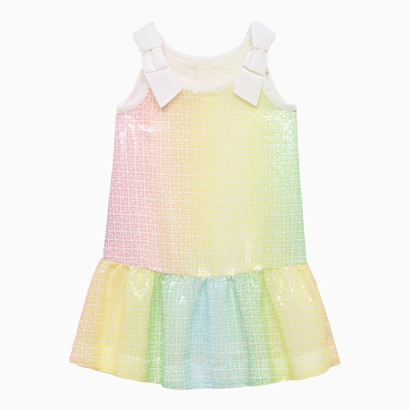 Givenchy Flared Dress With Sequins In Multicolor