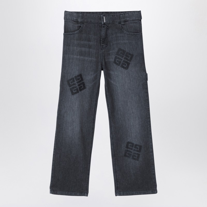 【関税＆送料込み】Givenchy Chain Jeans With Logo Givenchy Bootcut chain-detail Jeans | Blue | FARFETCH