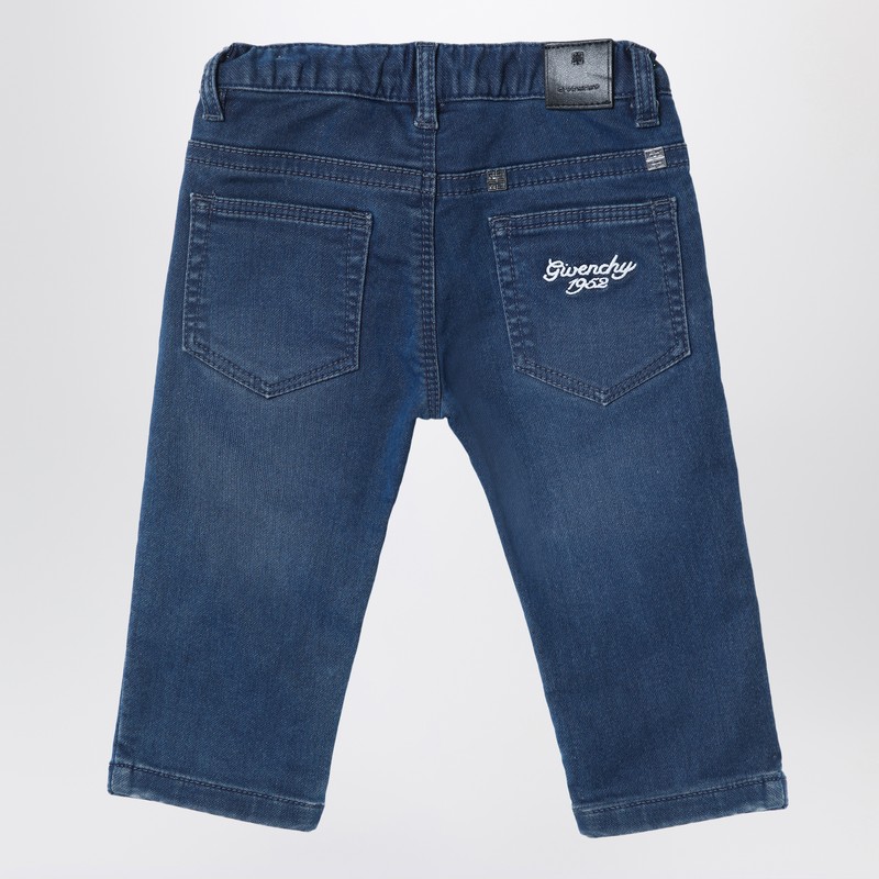 Givenchy Blue Washed-effect Jeans In Blue