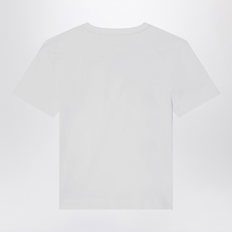 Givenchy White T-shirt With Bow And Logo In White