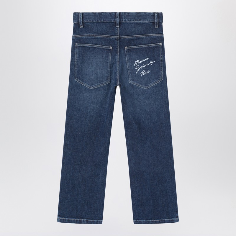 Givenchy Blue Denim Jeans In Blue