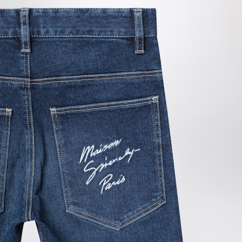 Givenchy Blue Denim Jeans In Blue