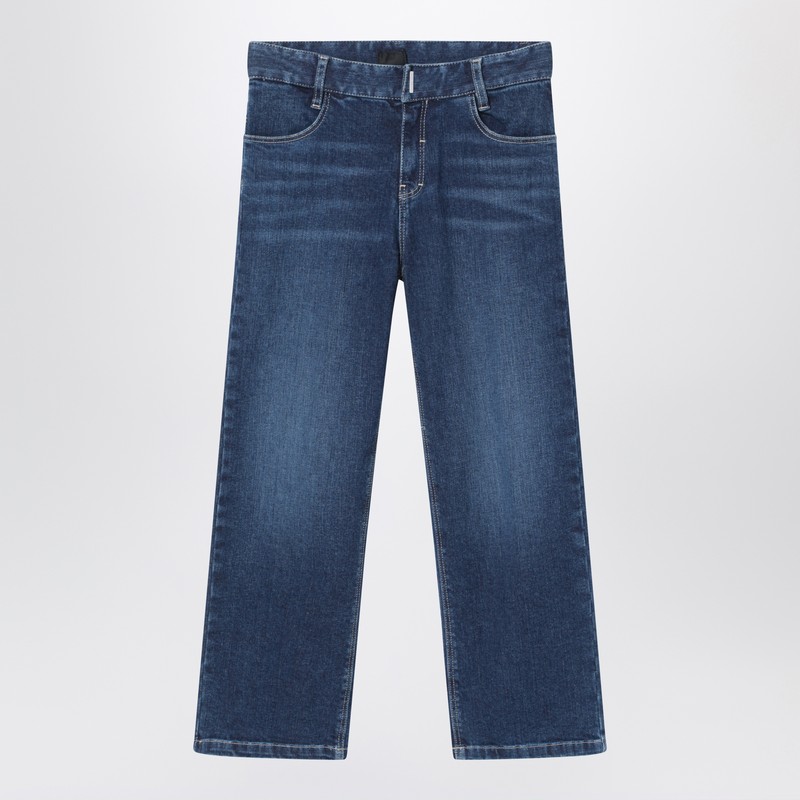 Blue denim jeans