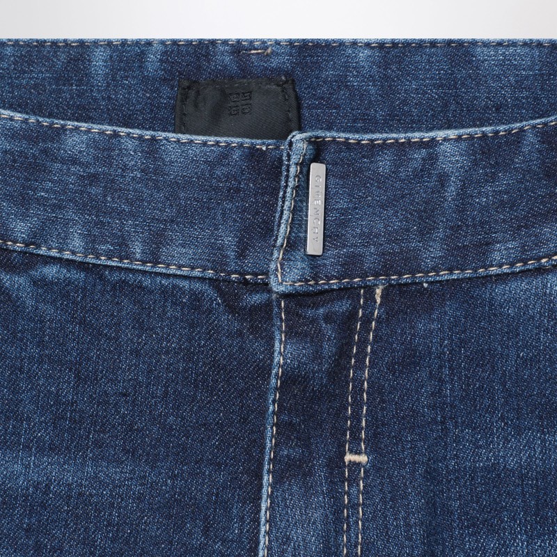 Givenchy Blue Denim Jeans In Blue